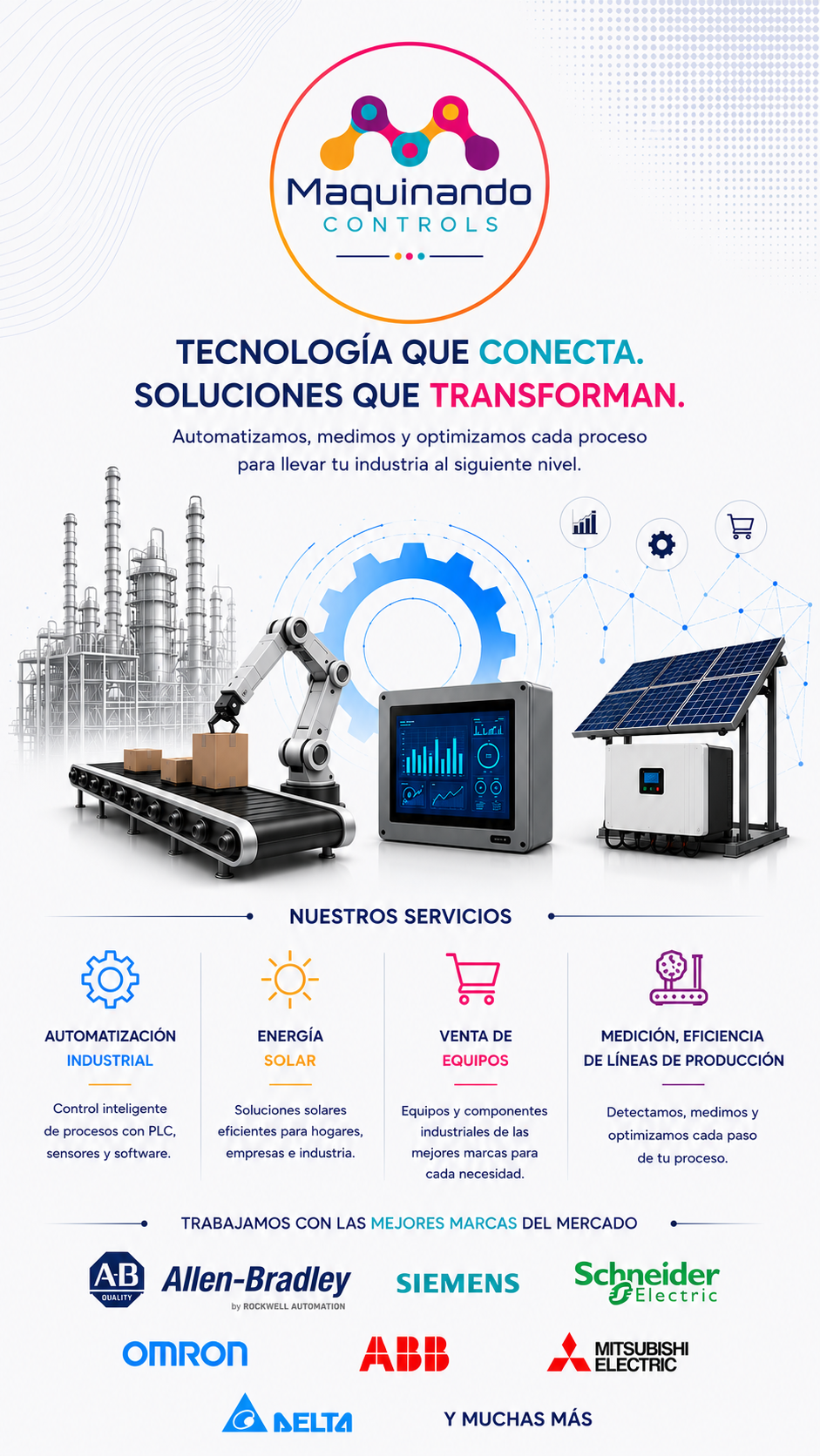 Maquinando Controls — Tecnología que conecta, soluciones que transforman
